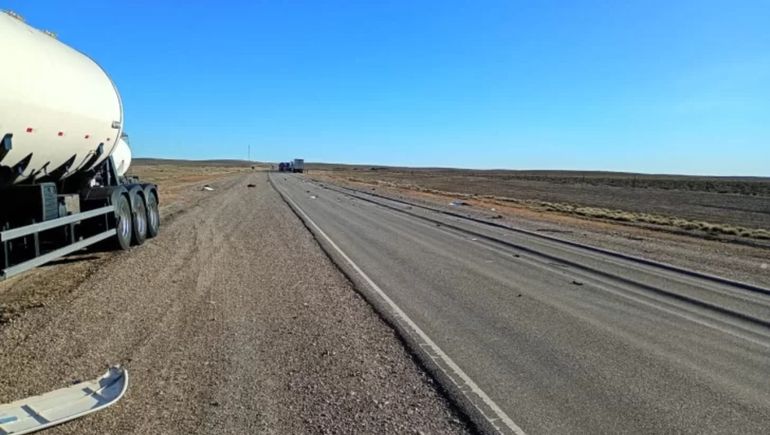 Accidente fatal en un tramo muy roto de la Ruta Nacional 3
