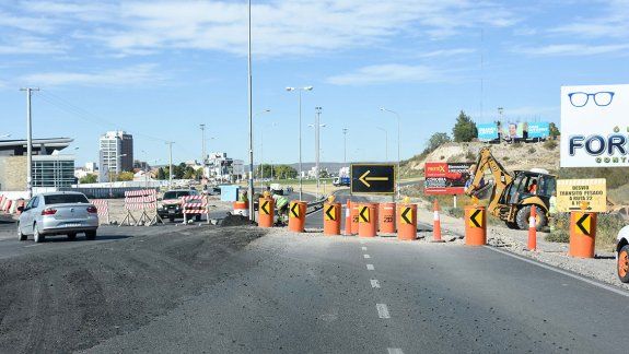 Así debutaron los desvíos de acceso y salida de la Ruta 7