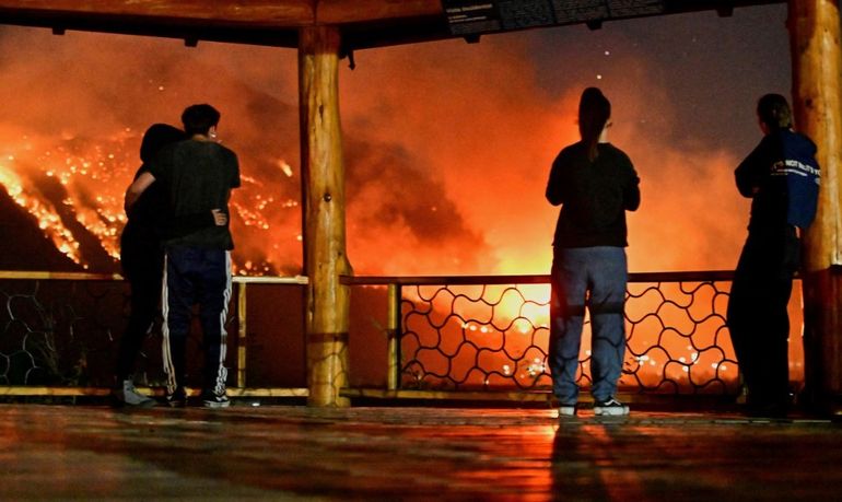 La angustia frente al infierno. Foto Maxi Jonas. La angustia frente al infierno. Foto Maxi Jonas.