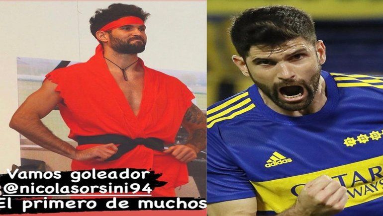 La historia que Marcos Rojo le dedicó a Nicolás Orsini. 