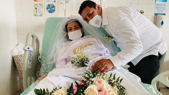 Cumplió el sueño de dar el sí y murió a las 48 horas