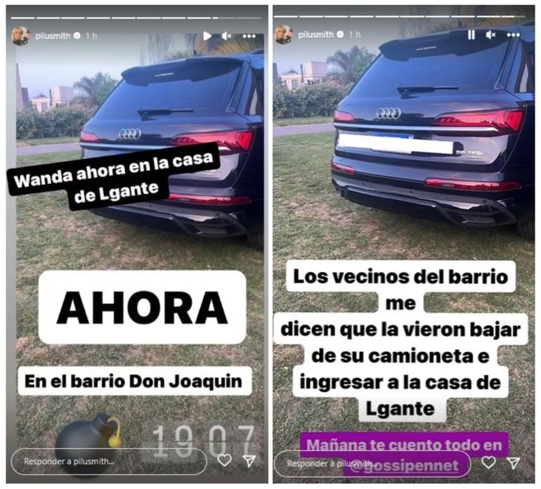 L-Gante y Wanda Nara L-Gante y Wanda Nara