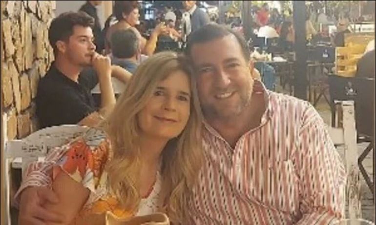 Mercedes Ninci y el empresario salteño Alberto Curi Aragón.