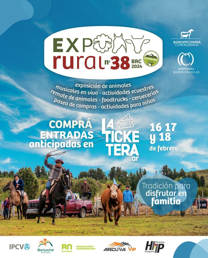 Cada vez falta menos para la exposición. Foto: @RuralBariloche Cada vez falta menos para la exposición. Foto: @RuralBariloche 