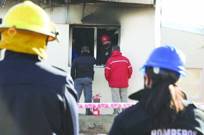 La escuela albergue de Aguada San Roque no tenía alumnos presentes al momento de la explosión.