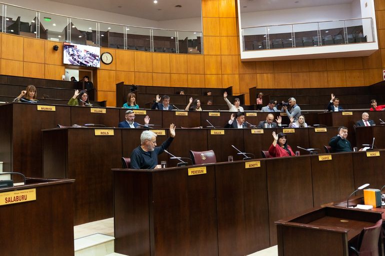 La Legislatura neuquina durante una reciente sesión ordinaria. La Legislatura neuquina durante una reciente sesión ordinaria.