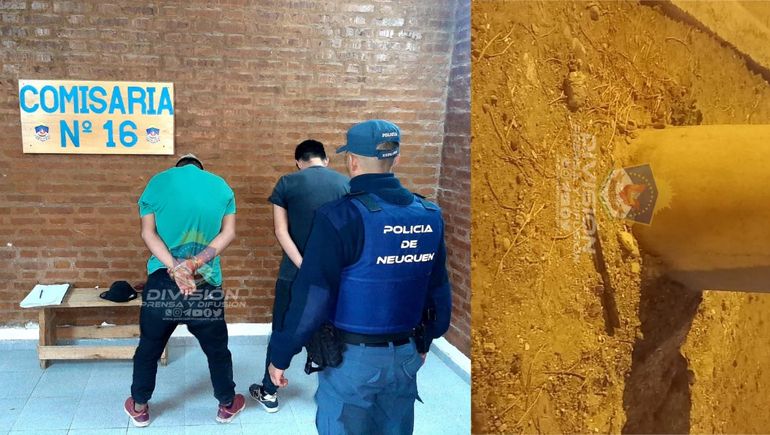 Robaron un celular a punta de cuchillo y los atraparon