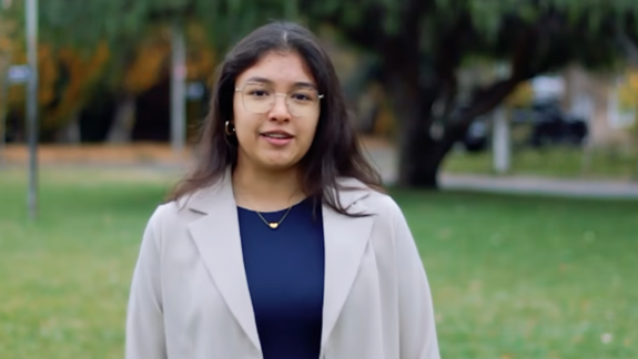 La neuquina Abril Fuentes, quiere estudiar Ingeniería Biomédica en Inglaterra.&nbsp;