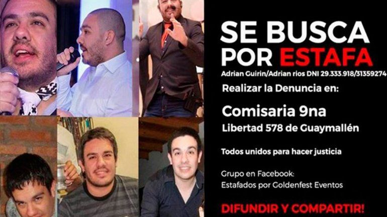 El escrache público a Golden Fest Eventos colaboró en la detención de su titular en la vecina provincia.