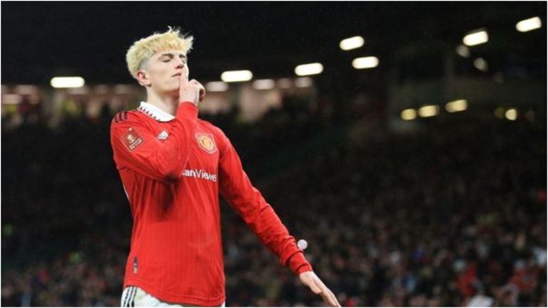 El terrible y nuevo posteo de Alejandro Garnacho contra el Barcelona