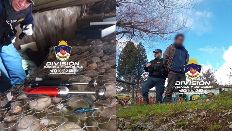 El hombre quedó demorado luego de robar los electrodomésticos.