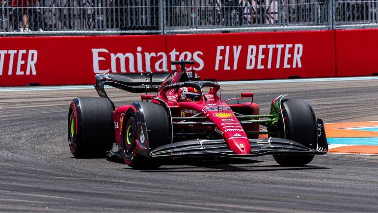 Charles Leclerc logró la pole position de la Fórmula 1 en Miami