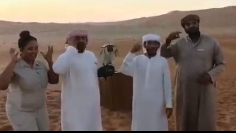 Video: árabes se sumaron y confirmaron la locura del Pity Martínez