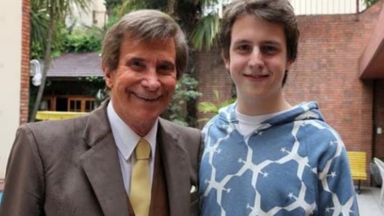 Silvio Soldán y su hijo