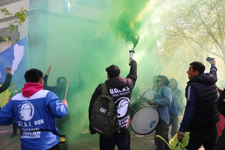 La Uocra se movilizó por las calles neuquinas