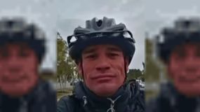 Fue en bicicleta de Chubut a México para cumplir un sueño mundialista que se truncó al llegar: qué le pasó.