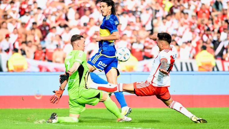 Qué dijo Armani al enterarse que Cavani no juega el Superclásico