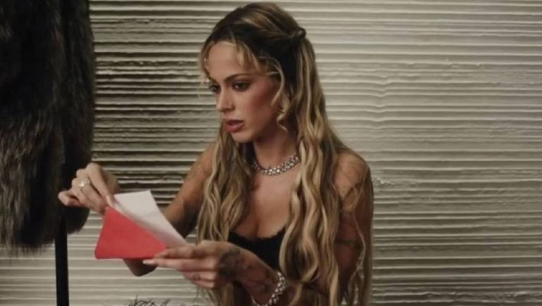 Acusan a Tini de copiar a L-Gante y Wanda Nara en su nuevo video: la polémica escena