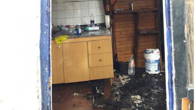 Un incendio consumió una vivienda de Plaza Huincul