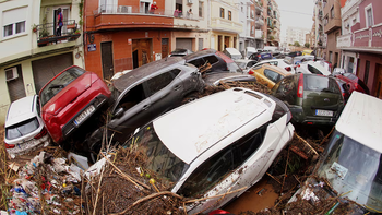 La tormenta Dana causó estragos en Valencia y distintas ciudades de España