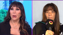 Moria Casán se asutó con Lissa Vera Moria Casán se asutó con Lissa Vera
