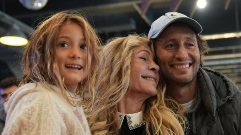 Cris Morena, Tomás Yankelevich y su hija Mila Cris Morena, Tomás Yankelevich y su hija Mila