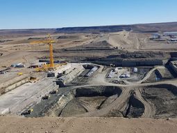 Se reactivarán las obras en la represa Jorge Cepernic. Se reactivarán las obras en la represa Jorge Cepernic.