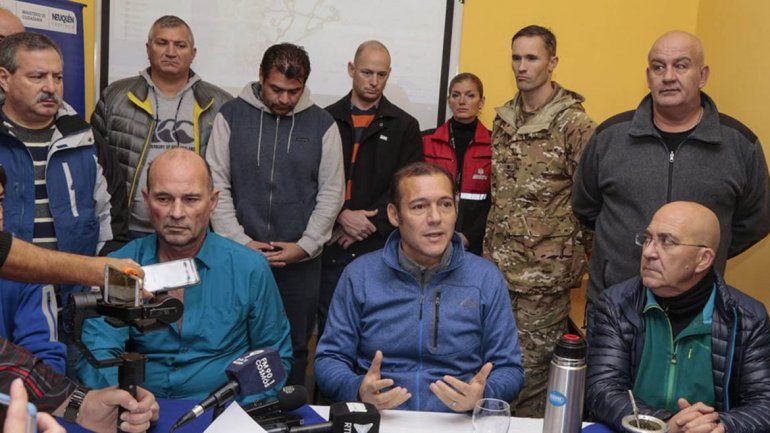 Gutierrez destacó el trabajo conjunto ante el temporal de nieve