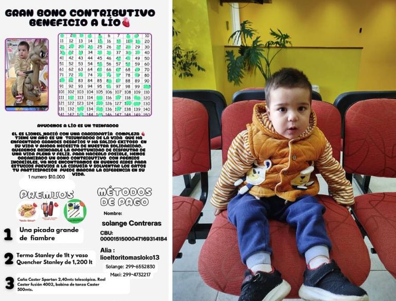 Lionel necesita de la solidaridad de la comunidad. Lionel necesita de la solidaridad de la comunidad.