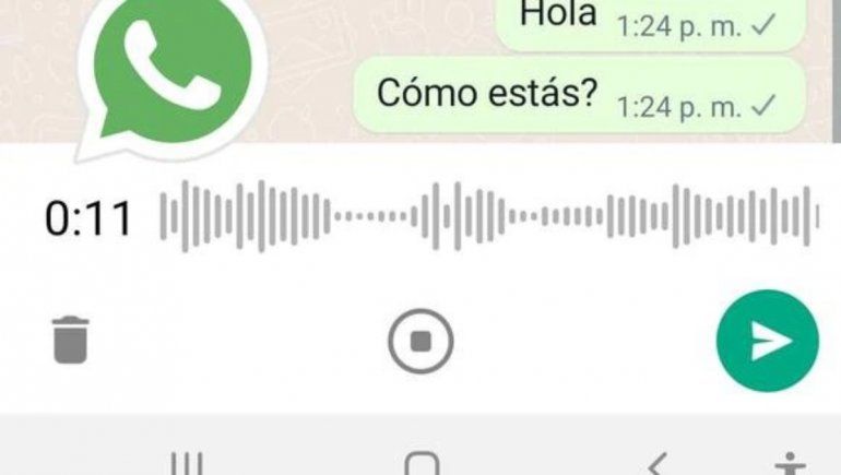 WhatsApp: nueva función para escuchar las notas de voz antes de enviarlas.