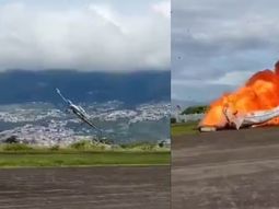 dos muertos tras el despegue fallido de un avion: las victimas son el piloto y su acompanante dos muertos tras el despegue fallido de un avion: las victimas son el piloto y su acompanante