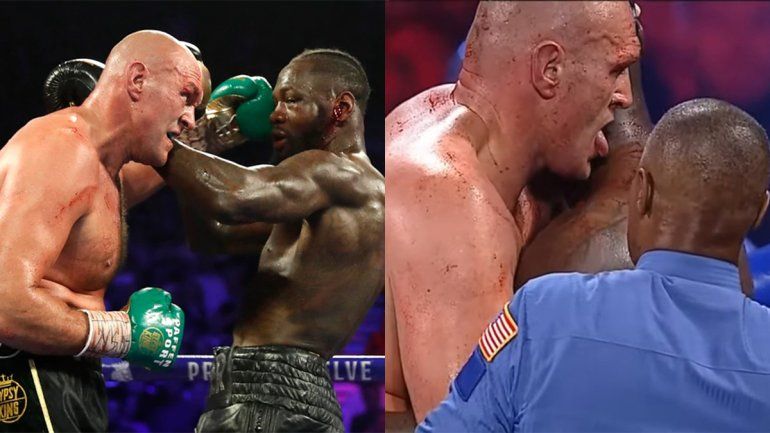 El momento en el que Tyson Fury probó la sangre de su rival