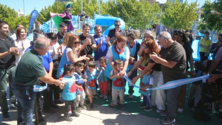 El parque temático de Malvinas en Parque Central