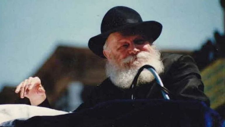 Ell Rebe de Lubavitch, admirado por Milei. Ell Rebe de Lubavitch, admirado por Milei.