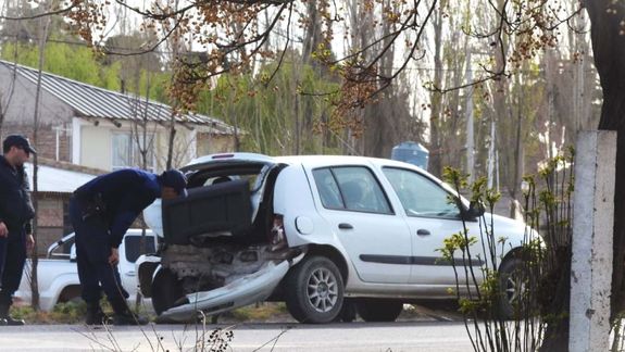 Violento accidente justo a la altura de una estrella amarilla