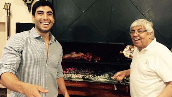 Facundo Moyano se sumó al clan sindical cuando, en un asado organizado por su padre, a los 17 años conoció a sus hermanos. Foto: Twitter de Facundo Moyano.