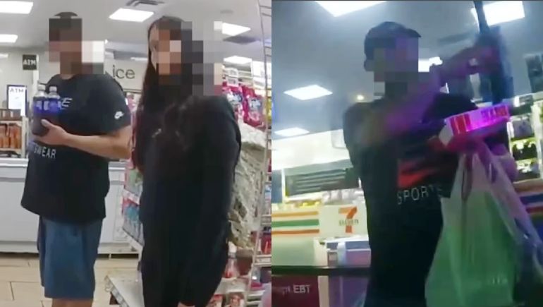 Una mujer pidió auxilio en una tienda con una seña secreta y detuvieron a su pareja por violencia doméstica en Estados Unidos.