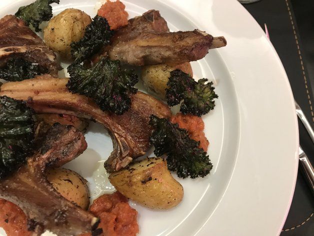 Cocina de estación en el hotel Hilton