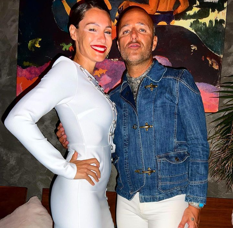 El relacionista público Gaby Álvarez se emocionó al reencontrarse con Pampita.