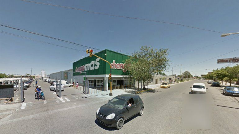 El incidente surgió en el kiosco que está dentro del hipermercado Changomás