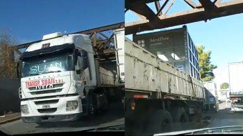 video: camion petrolero se llevo puesto el puente ferroviario video: camion petrolero se llevo puesto el puente ferroviario