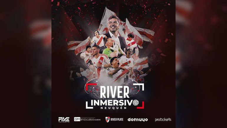 River Inmersivo inaugura su gira nacional en Neuquén: viví la grandeza, sumergite en la pasión