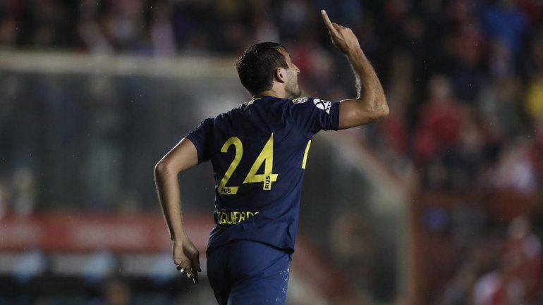 Con este gol de Izquierdoz, Boca le ganó 1 a 0 a Argentinos Juniors