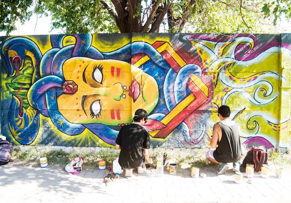 Paredes como galerías de arte