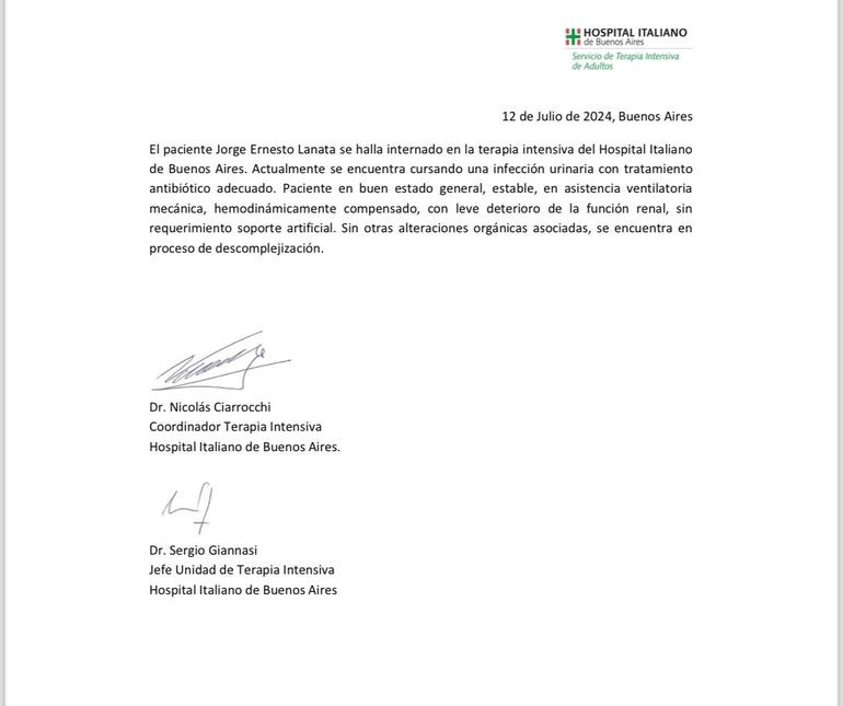 Jorge Lanata vuelve a atravesar un momento complicado de salud.