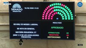 Reforma Laboral: el Senado aprobó el proyecto de ley en general