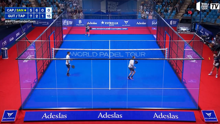 El punto imposible que protagonizó un argentino en un torneo de pádel en España