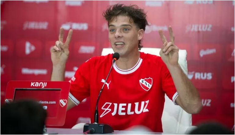 Santiago Maratea había participado en la colecta para Independiente.