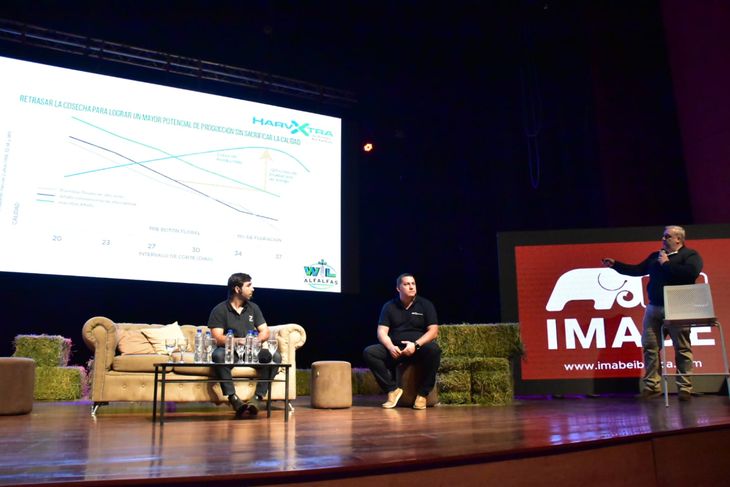 La nueva tecnología para producir con eficiencia estuvo también presente en la muestra. Foto: Fabricio González. La nueva tecnología para producir con eficiencia estuvo también presente en la muestra. Foto: Fabricio González.