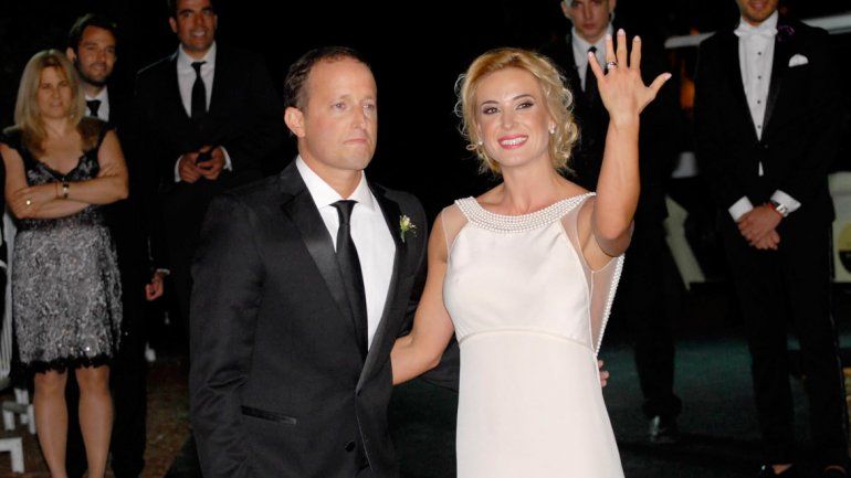 Al altar. Jésica Cirio y Martín Insaurralde dieron el sí en noviembre de 2014.
